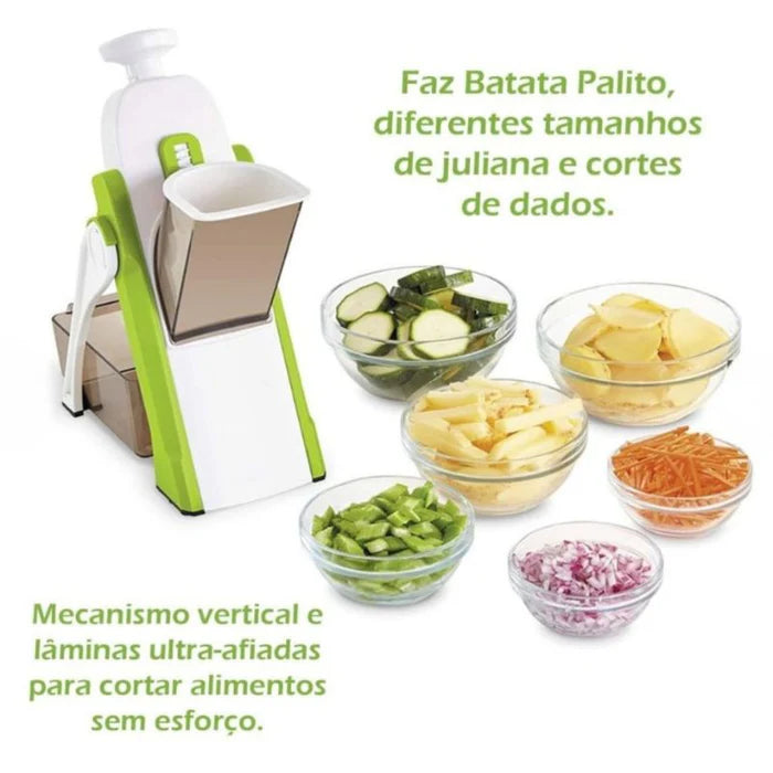 Fatiador Multifuncional 5 Em 1- [Lâmina De Aço Inox] Original